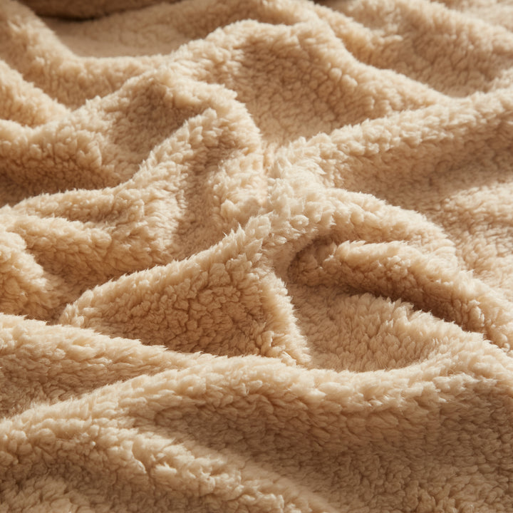 Faux Fur Reversible Sherpa Blanket | Cozy Plush Throw | Couch, Sofa, Bed